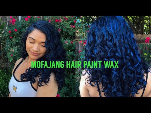 testing out the MOFAJANG HAIR PAINT WAX + REVIEW