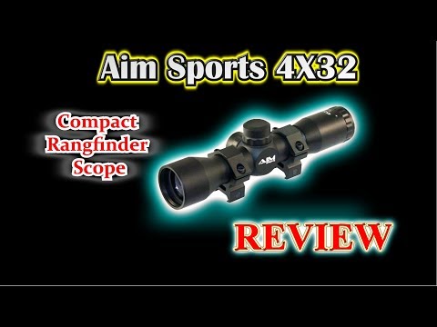REVIEW:  Aim Sports 4X32 Budget Compact Rangfinder Scope