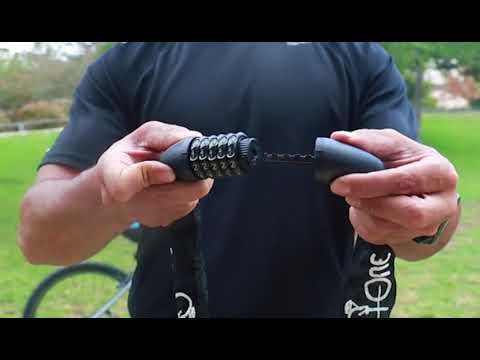 How to set bike lock combination code R.M.Stone 5 digit bicycle lock & how to reset - tutorial