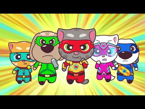 Thumbnail for Revenge of the Garbage Monster | Talking Tom Heroes | Cartoons for Kids | WildBrain Superheroes
