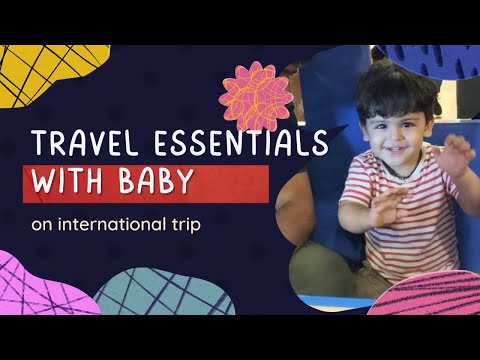 Travel Essential with baby | Toddler travel Meal Ideas | Baby food | International travel with baby