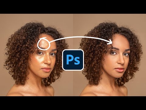 Remove UGLY Skin Shine - EASY Photoshop Fix!