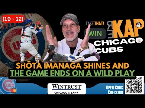 REKAP ⚾️ Cubs 1-0 Win Over the Mets - Shōta Imanaga shines and the game ends on a wild play