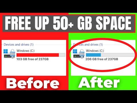 How to FREE UP Disk Space on Windows 11/10/8/7 (Complete Guide)