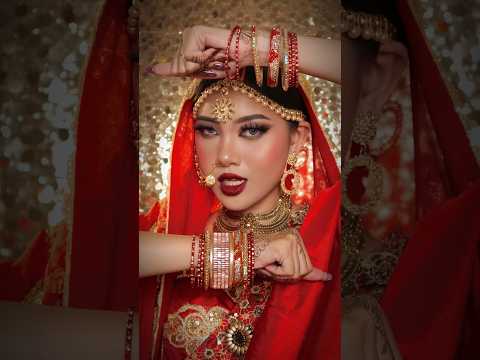 Thumbnail for Indian Bride Makeup Trend #asokamakeup #indianmakeup #blingbabi