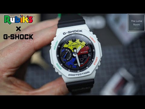 Casio G-SHOCK x RUBIK'S CUBE (GAE-2100RC-1AER) Limited Edition | Watch Unboxing & Review