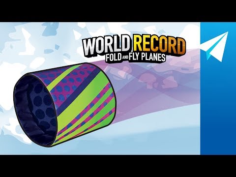 Thumbnail for Amazing Tube Paper Airplane, Designed by John Collins | World Record Fold and Fly Planes