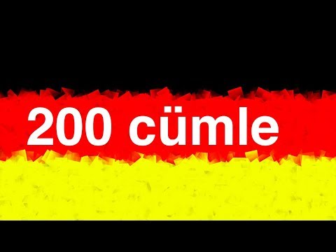 Thumbnail for Almanca öğren: Almancada 200 cümle - Almanca dilinde cümle - Alman Dili