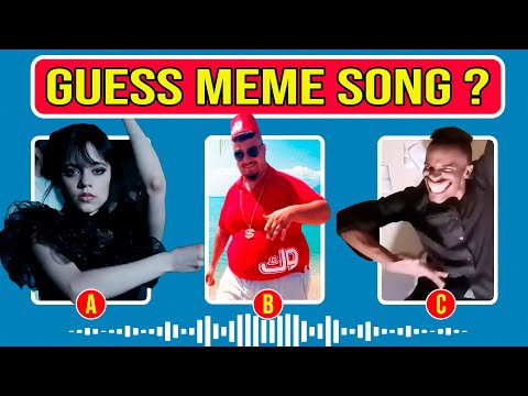 Guess Meme SONG | Wednesday NETFLIX, Skibidi dom dom, That one guy, M3gan | Quiz #2