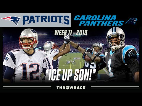 Super Cam &amp; Brady Face Off in MNF Classic! (Patriots vs. Panthers 2013, Week 11)