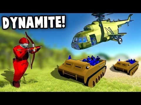 DYNAMITE ARROWS and SUBMARINE Vehicles!?  Top Secret! (Ravenfield Gameplay)