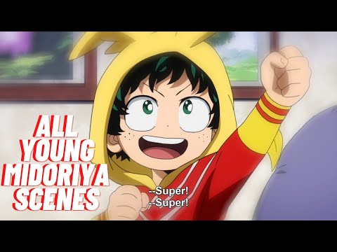 All Young Midoriya Scenes | My Hero Academia