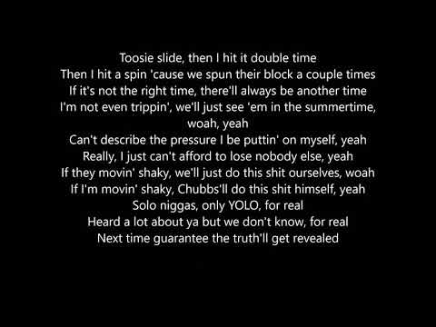 Drake - Toosie Slide ( Lyrics)