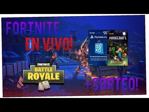 JUGANDO FORTNITE  EN VIVO ! UNETE! +SORTEO - 720P PS4