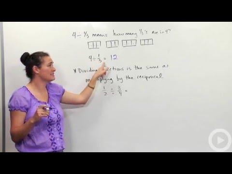 Thumbnail for Dividing Fractions - Brightstorm Pre-Algebra