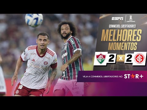 Fluminense e Internacional fazem JOGAÇO DE 4 GOLS e empatam na ida da semifinal da Libertadores
