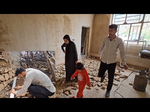 Mehrshad's Home Project: Installing a Drainage System for Roof Water Discharge"