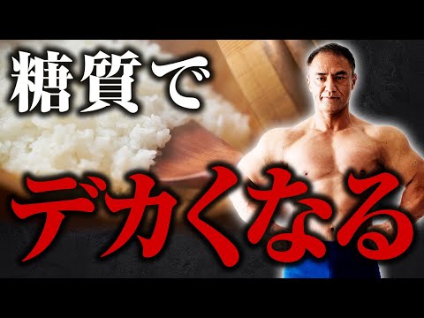 Thumbnail for 【筋トレ】筋肉を発達させるのに大切なのは糖質！？絶対に筋肉が大きくなる糖質の摂取方法とは【食事】