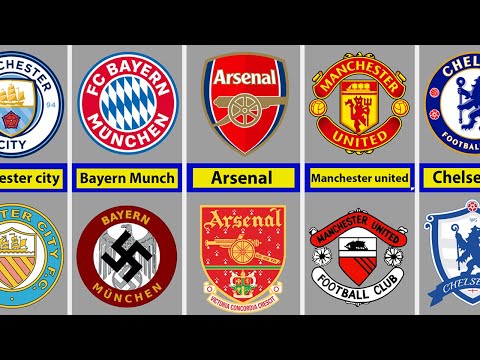 Logo Transformation of Famous Football Clubs 2023 | Comparison
