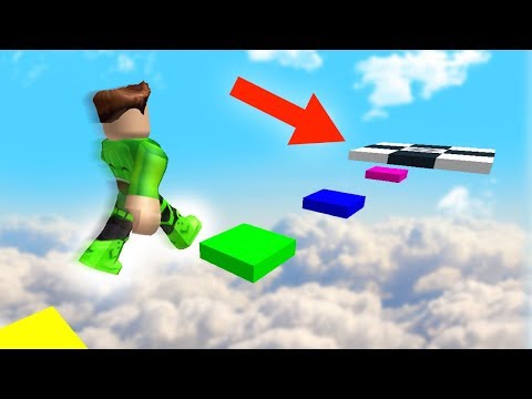 MILE HIGH RAINBOW OBSTACLE COURSE! (Roblox)