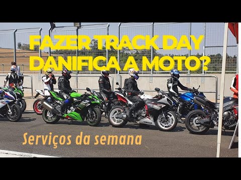 Thumbnail for Fazer Track Day danifica a moto? Minhas considerações. Revisão pré Track. E mais: Serviços da semana