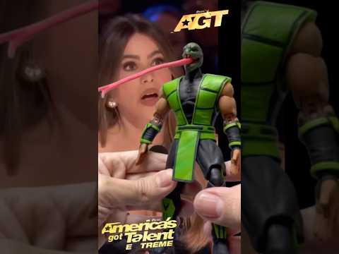 Man transforms into a Reptile Mortal Kombat on AGT , America's got talent