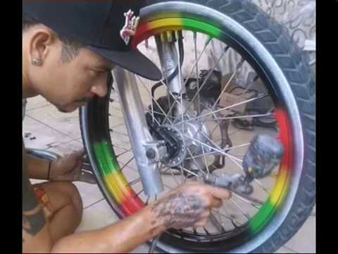 NiNHO MOFO Pintura em JANTE de MOTO Personalizada vários modelos