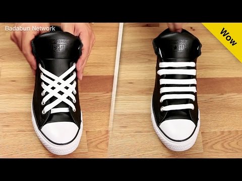 5 formas increíbles de amarrar tus agujetas. Serás la envidia de tu salón