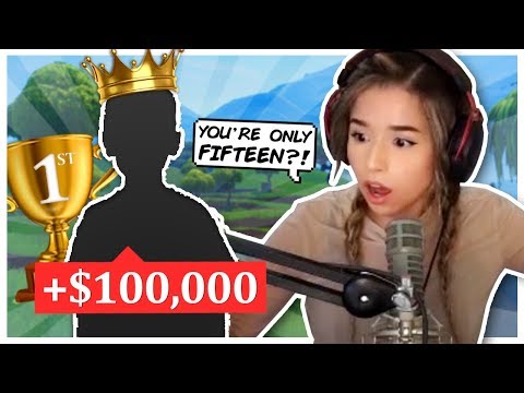This Kid Won $100,000 playing Fortnite?! Pokimane Duo Fill!