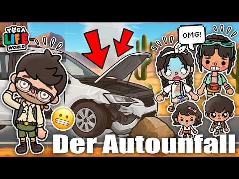 ???? DER AUTOUNFALL ???? ABENTEUER IM FAMILIENURLAUB ☀️ Part 2 ????️ DEUTSCHE TOCA BOCA STORY #Tocatoast