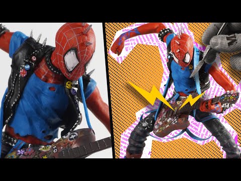 Sculpting SPIDER-PUNK [ Hobie Brown ] | Spider-Man: Across the Spider-Verse