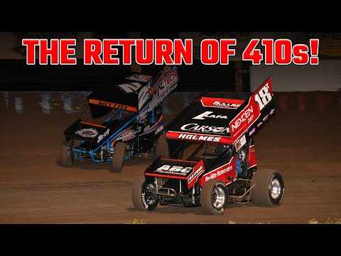 &quot;THE RETURN&quot; Of 410 Sprint Cars At Southern Oregon Speedway.... (INCREDIBLE NIGHT)