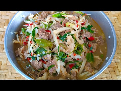 Thumbnail for แกงเนื้อใส่หน่อไม้ส้ม วิธีทำแบบบ้านๆอร่อยน่ากิน รสชาติแซ่บนัว สไตล์| ครัวบ้านๆ Channel