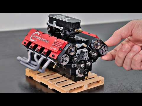 I Built the World&apos;s smallest V8 Engine