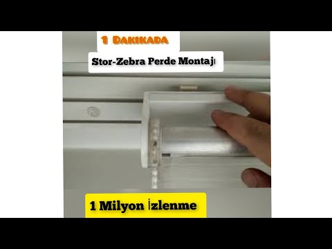 Thumbnail for Stor Perdeler Nasıl Çıkarılır ve Takılır?En Kolay Stor Perde Montajı! #storperde