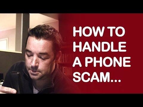 HOW TO HANDLE A PHONE SCAM