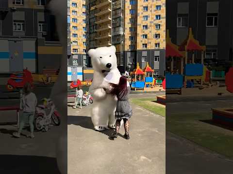 Белый Мишка в   День Рождения  Дочки ????????????????????