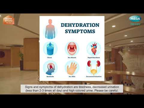 အပူချိန်မြင့်မားတာကြောင့် ရေဓာတ်ခန်းခြောက်ခြင်း၊ ဆီးချိုကို မထိန်းနိုင်ခြင်း နှင့်  အပူလျှပ်ခြင်း