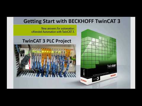 BK01. Getting Started with BECKHOFF TwinCAT 3 - How to Set Up PLC Project, Variables, and Program