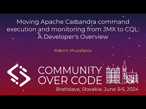 Moving Apache Cassandra command execution and monitoring from JMX to CQL: A Developer's Overview