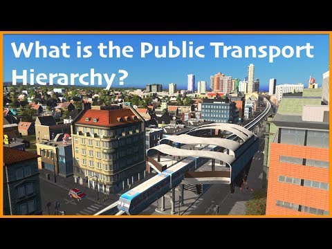 COMPLETE BEGINNERS GUIDE TO PUBLIC  TRANSPORT  in Cities Skylines | Town Planner Tips