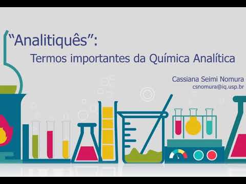 "Analitiques": Termos importantes da Química Analítica