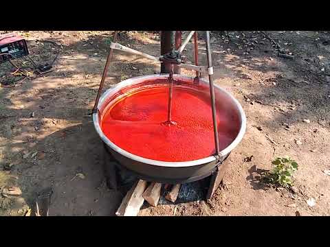 salça karıştırma makinesi/машина за смесване на домашна лютеница/tomato paste mixing machine