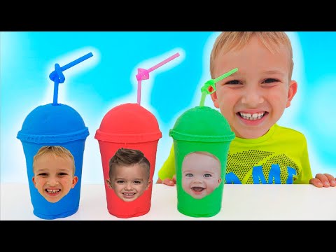 Vlad ve Niki Kinetik kumdan oyuncak yapmayı öğreniyor
