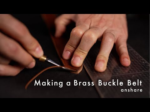 Making a Brass Metal Buckle Belt