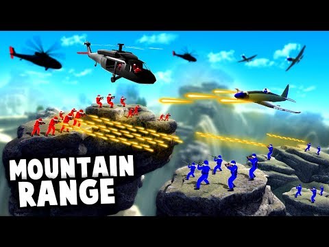 NEW Official MAP! Epic BATTLE of the MOUNTAIN RANGE! (Ravenfield Update Gameplay)