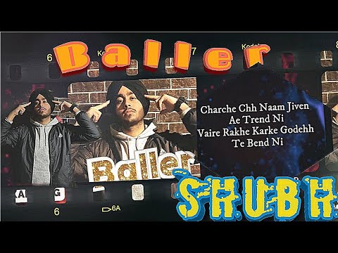 Baller (Lyrics) - Shubh | Ikky Music | New Punjabi Song || JunK #Baller #shubh #lyrics #punjabi