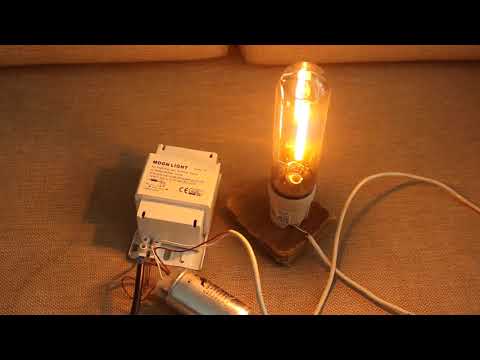 Wiring up a high pressure sodium lamp circuit with external igniter (without a capacitor)