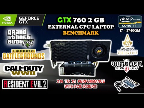 Thumbnail for BENCHMARK GTX 760 2GB With Laptop (EGPU) Tested in 2021 // Still Good?