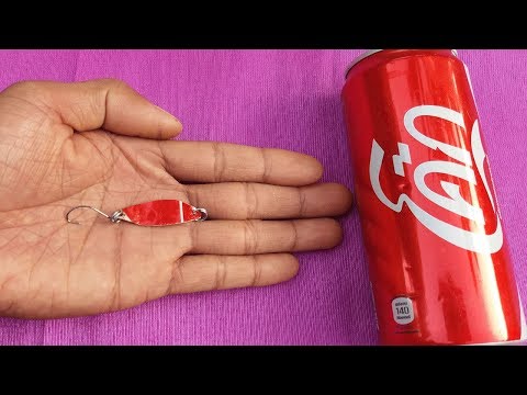 Thumbnail for ทำเหยื่อปลอม ไมโครสปูน จากกระป๋องโค้ก โคตรเจ๋ง